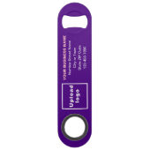 Marque d'affaires sur l'ouverture de bouteille vio (Devant)