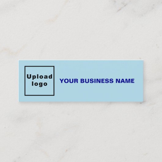 Marque d'affaires sur Mini Taille Carte Bleue Lumi (Dos)