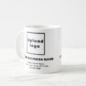 Marque d'affaires sur Mug (Devant gauche)