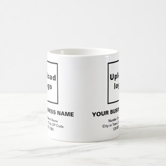 Marque d'affaires sur Mug (Centre)