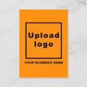 Marque d'affaires sur petite carte de portrait cou (Dos)