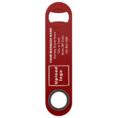 Marque d'affaires sur Red Bottle Opener (Devant)