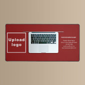 Marque d'affaires sur Red Desk Mat