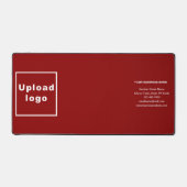 Marque d'affaires sur Red Desk Mat (Recto)
