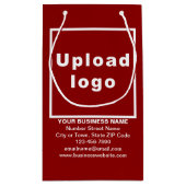 Marque d'affaires sur Red Small Size Sac cadeau (Dos)