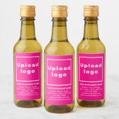 Marque d'affaires sur rose Petit Étiquette de vin (Bouteilles)