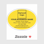 Marque d'affaires sur Sticker en vinyle de forme o (Feuille)