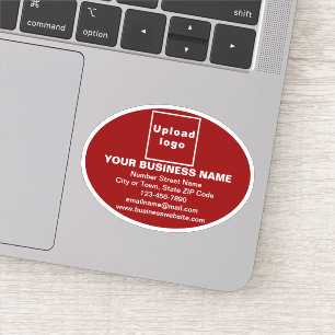 Marque d'affaires sur Sticker en vinyle de forme o