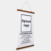 Marque d'affaires sur Tapisserie à pendage blanc (Angulaire)