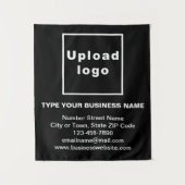 Marque d'affaires sur Tapisserie noire (Devant)