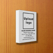 Marque d'affaires sur toile gris Imprimer