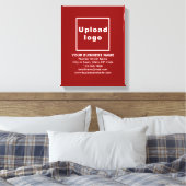 Marque d'affaires sur toile rouge Imprimer (Insitu(Chambre))