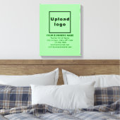 Marque d'affaires sur toile vert clair Imprimer (Insitu(Chambre))
