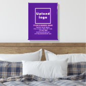 Marque d'affaires sur toile violette Imprimer (Insitu(Chambre))