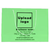 Marque d'affaires sur Vert clair Grand Taille Sac (Dos)