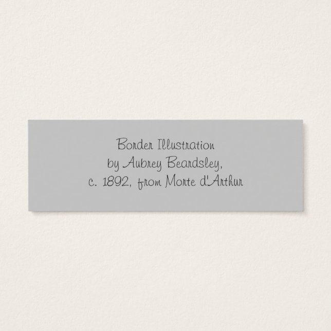 Marque de livre Abstrait frontalier de Beardsley (Dos)