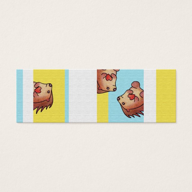 Marque de livre de hérisson personnalisée (Devant)