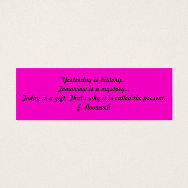 Marque de livre d'inspiration (Devant)