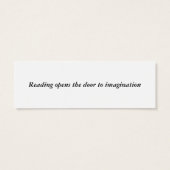 Marque de livre - Je lis ce livre (Dos)