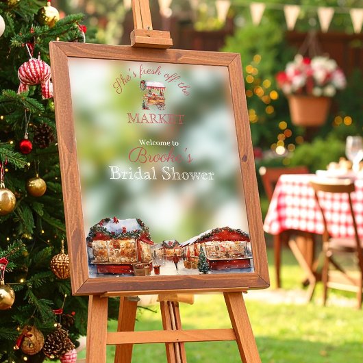 Marque de Noël Miroir Panneau de bienvenue Clôture