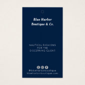 Marque de prix de vente au détail Blue Navy (Devant)