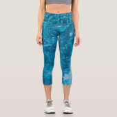 Marque d'eau élégant Capri Leggings (Recto)