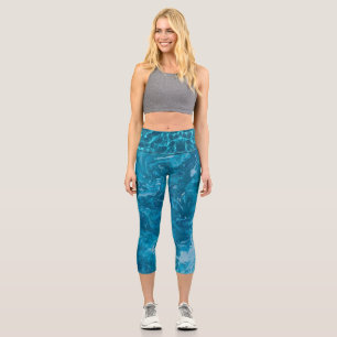 Marque d'eau élégant Capri Leggings
