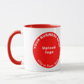 Marque d'entreprise de forme ronde sur mug combo r (Gauche)