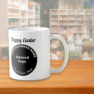 Marque d'entreprise noire Pâques Tasse