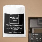Marque d'entreprise noire | Sacs en papier