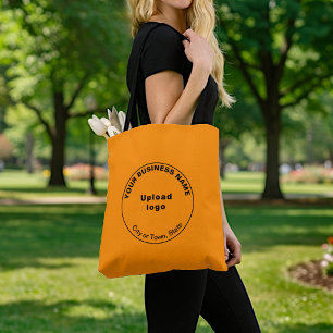 Marque d'entreprise ronde Sac fourre-tout orange