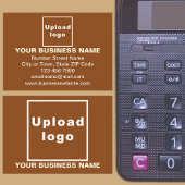 Marque d'entreprise sur carte de boîtier rectangle