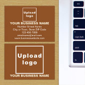 Marque d'entreprise sur carte de boîtier rectangle