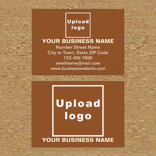 Marque d'entreprise sur carte de boîtier rectangle