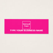 Marque d'entreprise sur carte de profil mini rose (Dos)