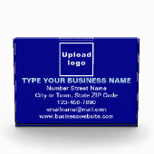 Marque d'entreprise sur le bloc photo rectangle bl (Devant)