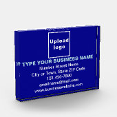 Marque d'entreprise sur le bloc photo rectangle bl (Gauche)
