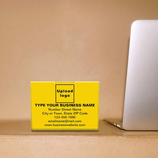 Marque d'entreprise sur le bloc photo rectangle ja
