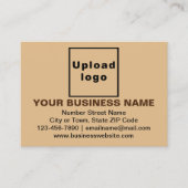 Marque d'entreprise sur petite carte rectangle Bro (Devant)