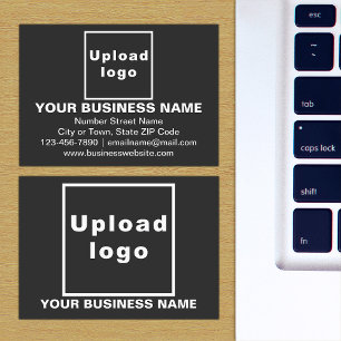 Marque d'entreprise sur petite carte rectangle noi