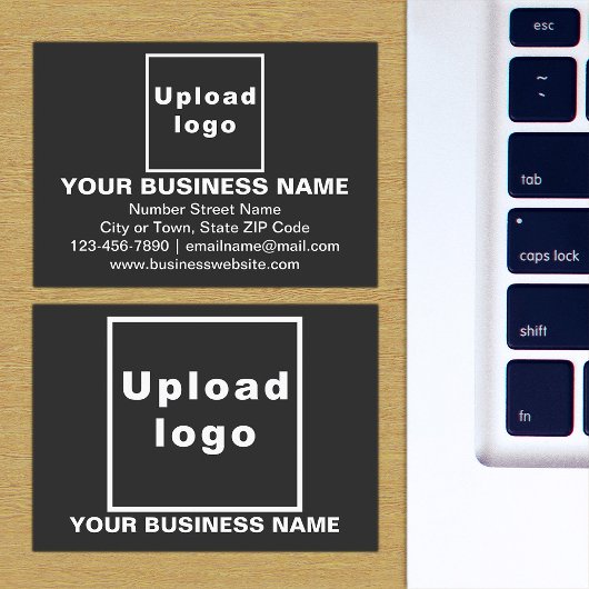 Marque d'entreprise sur petite carte rectangle noi