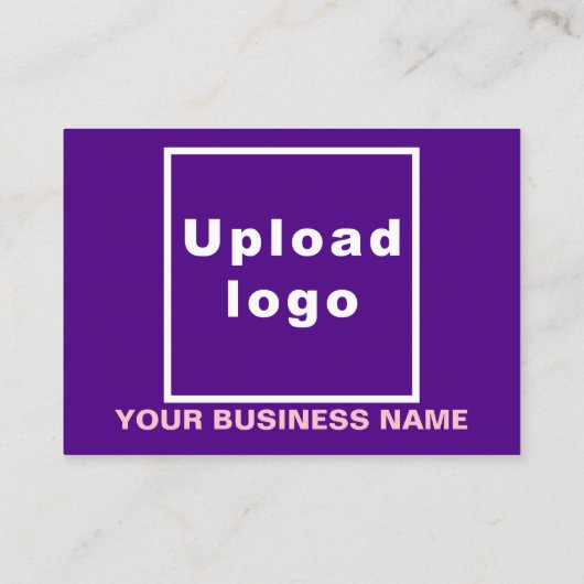 Marque d'entreprise sur petite carte rectangle vio (Dos)
