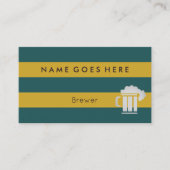 "Marque" des cartes de visite de brasseur (Devant)