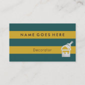 "Marque" des cartes de visite de décorateur (Devant)
