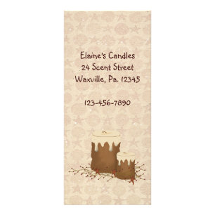 Marque du livre de la carte en rack pour bougies p