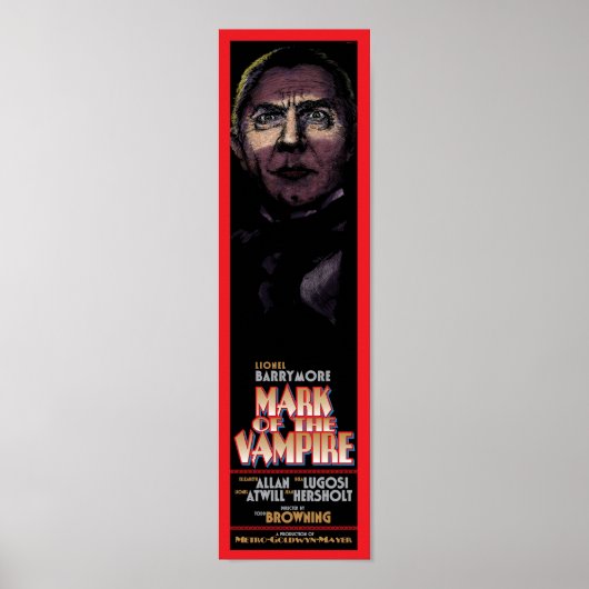 MARQUE DU VAMPIRE - POSTER DE FILM CLASSIQUE (Devant)