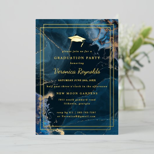 Marque Geode | Invitation de graduation de la Mari (Debout devant)