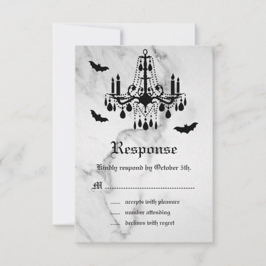 Marque Halloween RSVP (Devant)