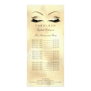 Marque Liste de prix Lashes Extension Gold Maquill