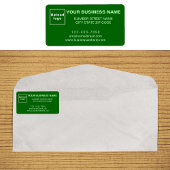 Marque Monochrome Green Business sur Étiquette de